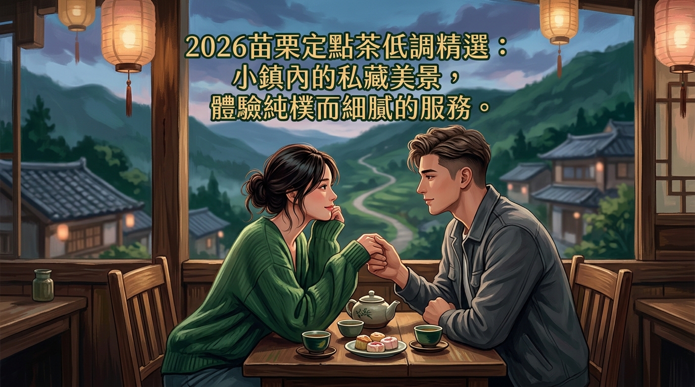 2026苗栗定點茶低調精選:小鎮內的私藏美景,體驗純樸而細膩的服務。