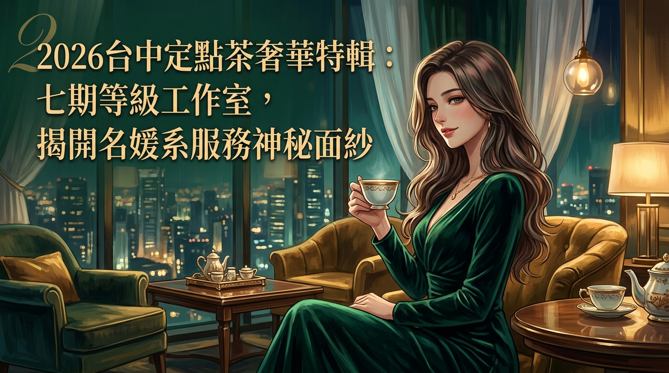 2026台中定點茶奢華特輯:七期等級工作室,揭開名媛系服務神祕面紗。