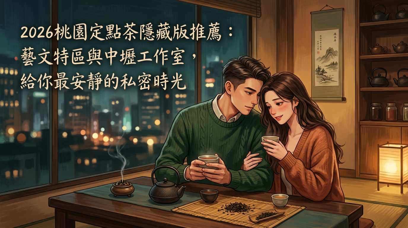 2026桃園定點茶隱藏版推薦:藝文特區與中壢工作室,給你最安靜的私密時光。
