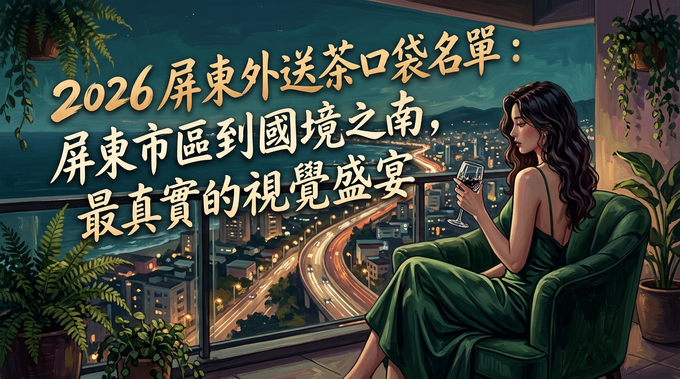 2026屏東外送茶口袋名單:屏東市區到國境之南,最真實的視覺盛宴。