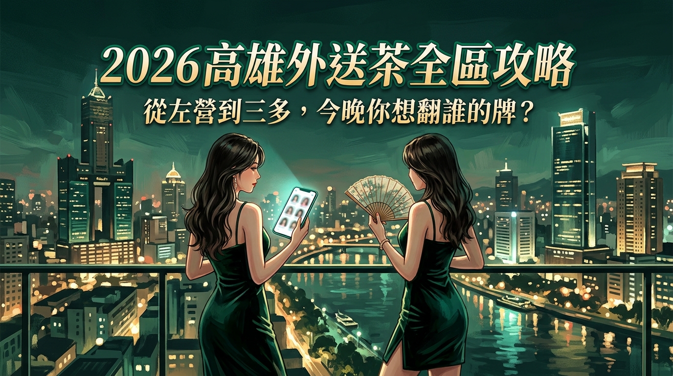2026高雄外送茶全區攻略:從左營到三多,今晚你想翻誰的牌?
