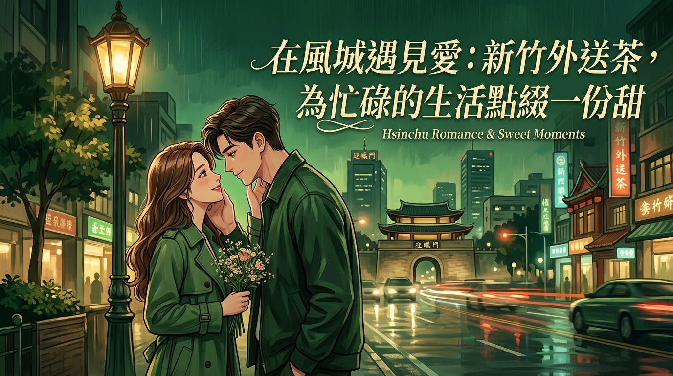 在風城遇見愛:新竹外送茶,為忙碌的生活點綴一份甜。