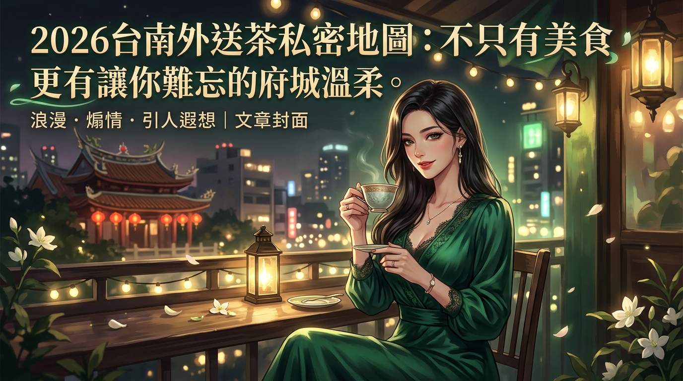 2026台南外送茶私密地圖:不只有美食,更有讓你難忘的府城溫柔。