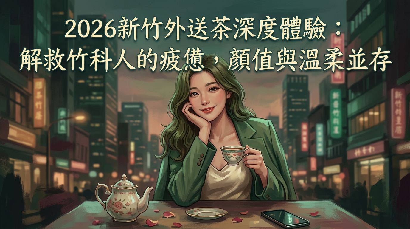 2026新竹外送茶深度體驗:解救竹科人的疲憊,顏值與溫柔並存。