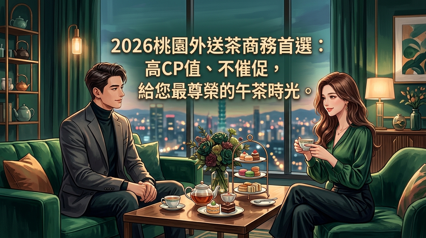 2026桃園外送茶商務首選:高CP值、不催促,給您最尊榮的午茶時光。