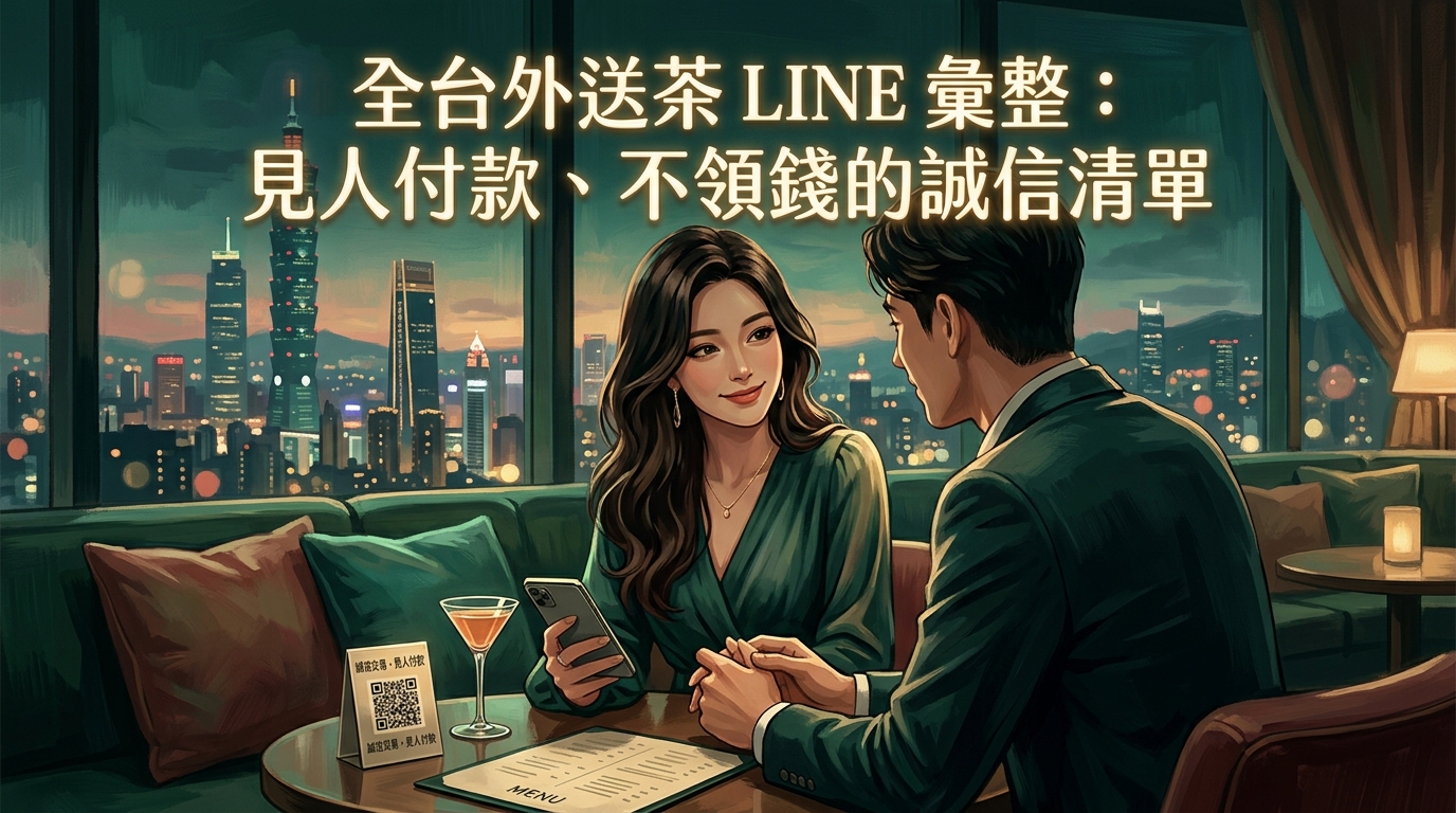 全台外送茶 LINE 彙整:見人付款、不領錢的誠信清單。