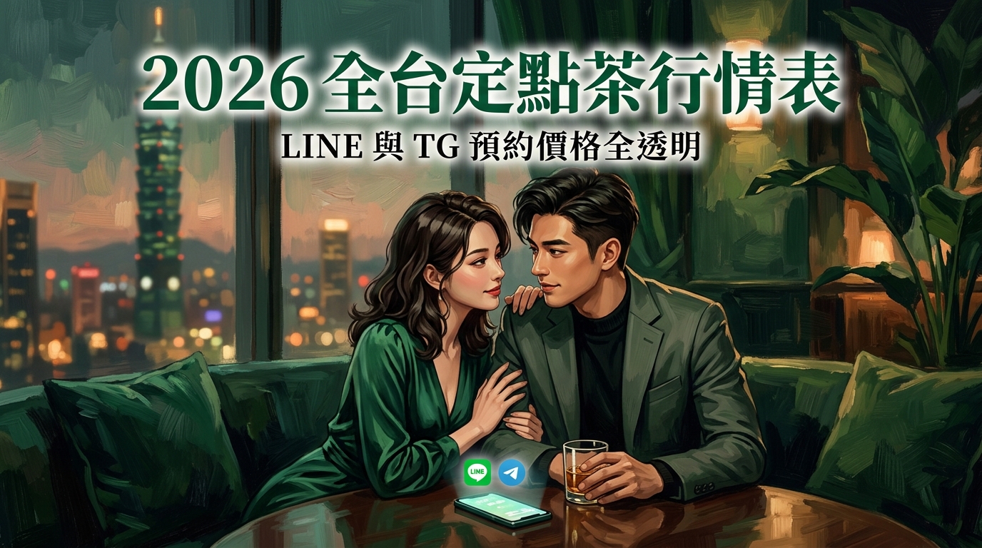 2026 全台定點茶行情表:LINE 與 TG 預約價格全透明。