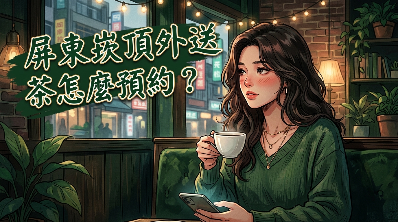 屏東崁頂外送茶怎麼預約?