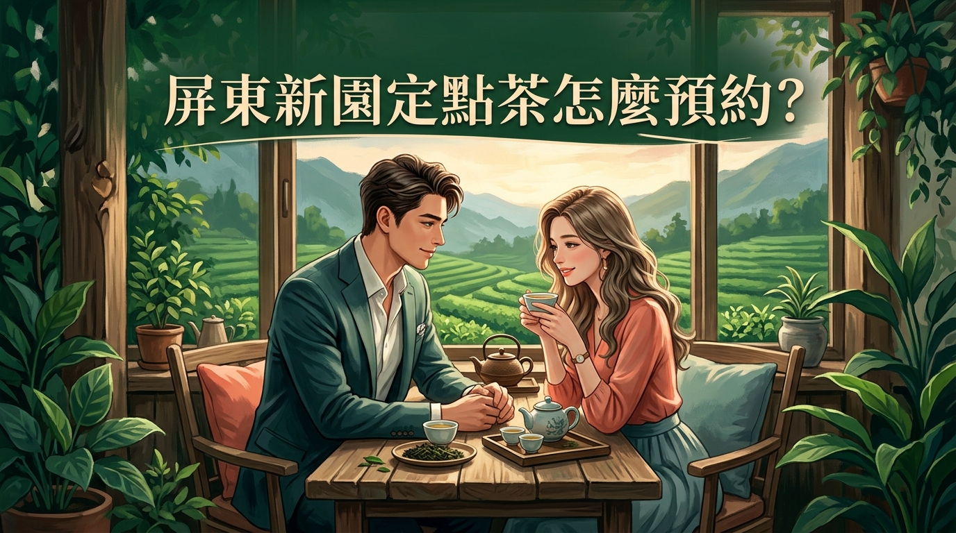 屏東新園定點茶怎麼預約?