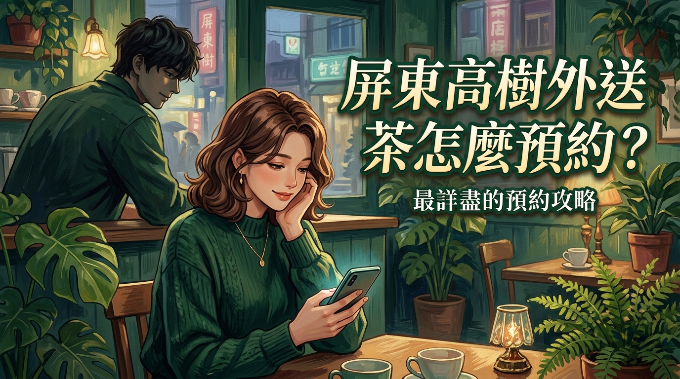 屏東高樹外送茶怎麼預約?