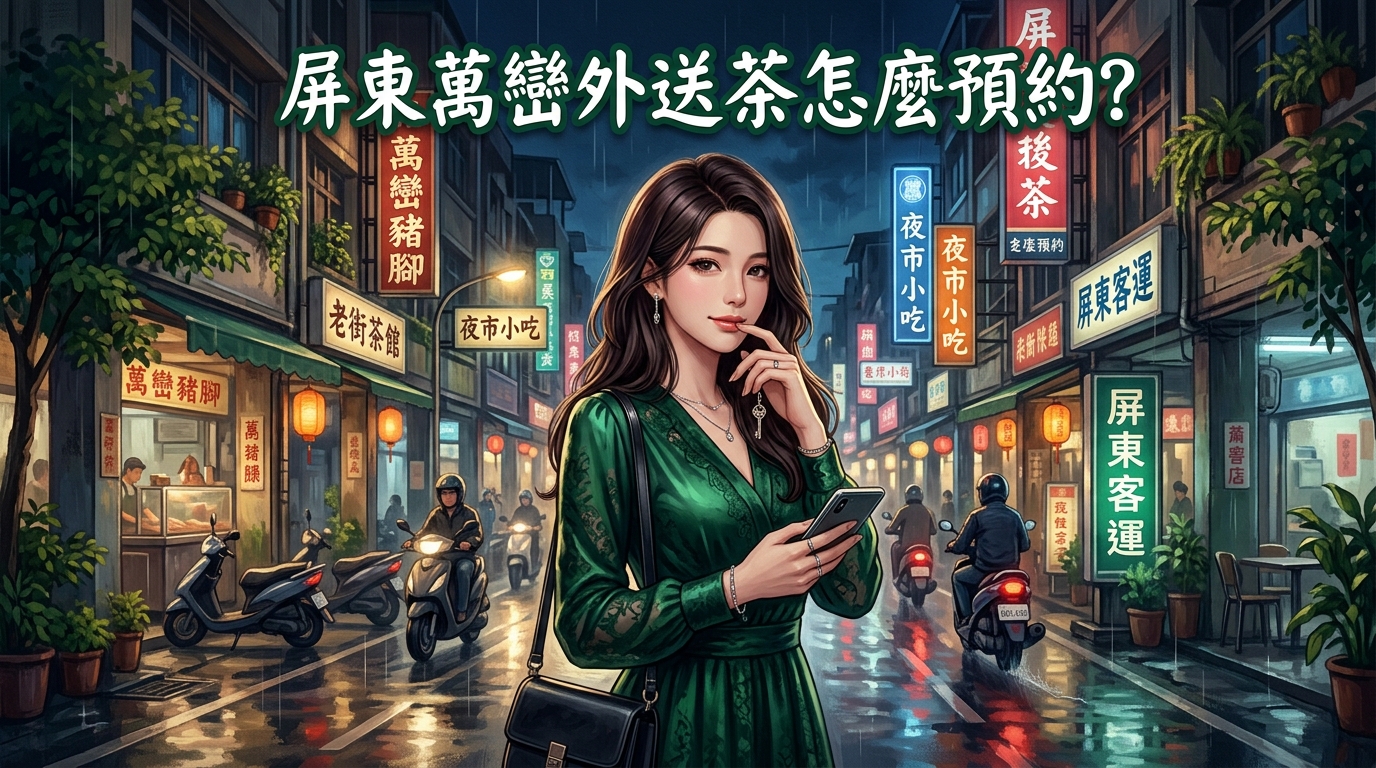 屏東萬巒外送茶怎麼預約?