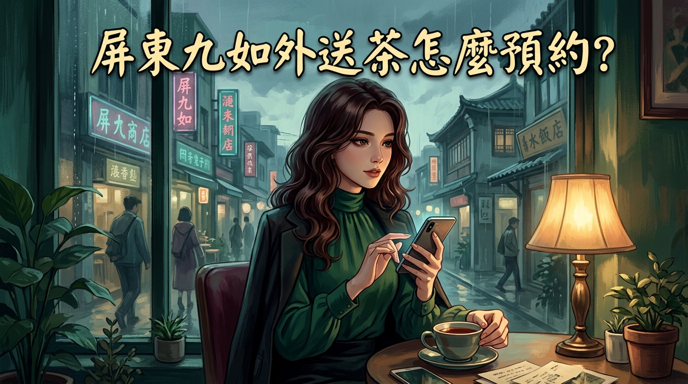 屏東九如外送茶怎麼預約?