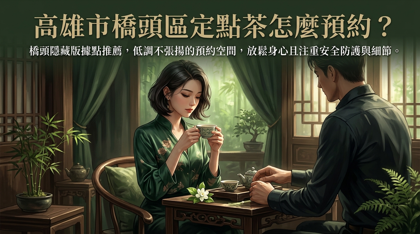 高雄市橋頭區定點茶怎麼預約？ 橋頭隱藏版據點推薦，低調不張揚的預約空間，放鬆身心且注重安全防護與細節。