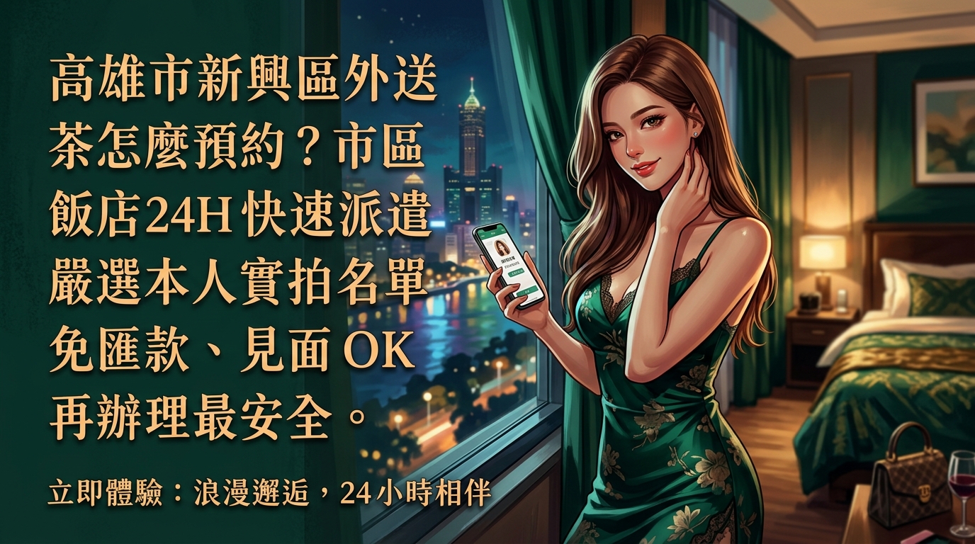 高雄市新興區外送茶怎麼預約? 市區飯店 24H 快速派遣,嚴選本人實拍名單,免匯款、見面 OK 再辦理最安全。