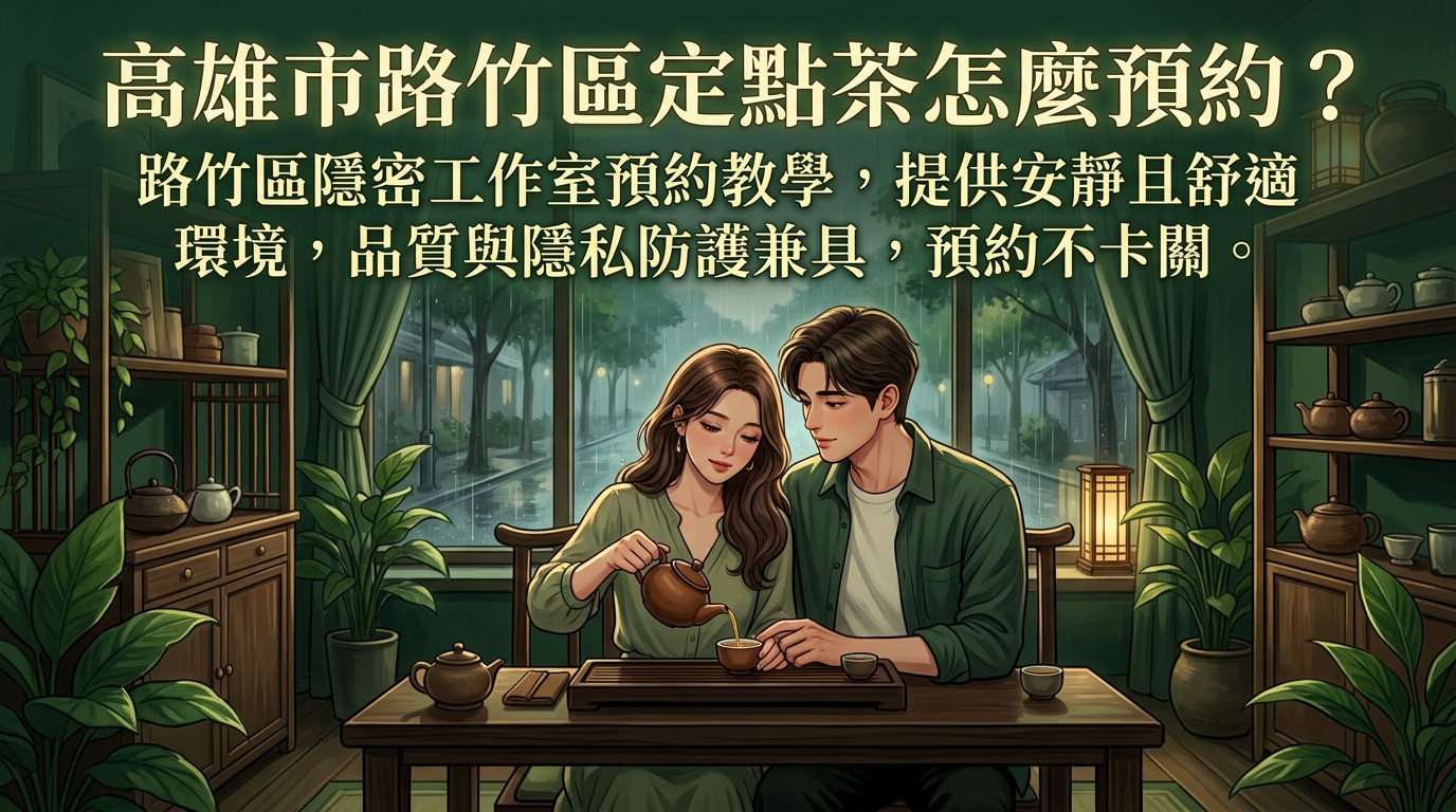 高雄市路竹區定點茶怎麼預約? 路竹區隱密工作室預約教學,提供安靜且舒適環境,品質與隱私防護兼具,預約不卡關。