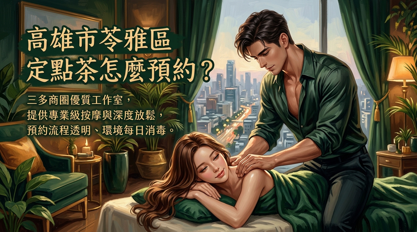 高雄市苓雅區定點茶怎麼預約? 三多商圈優質工作室,提供專業級按摩與深度放鬆,預約流程透明、環境每日消毒。
