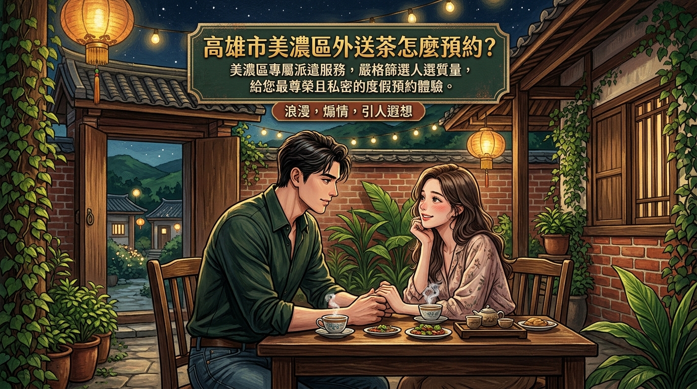 高雄市美濃區外送茶怎麼預約? 美濃區專屬派遣服務,嚴格篩選人選質量,給您最尊榮且私密的度假預約體驗。
