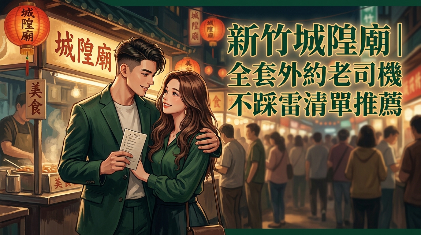 新竹城隍廟｜全套外約老司機不踩雷清單推薦