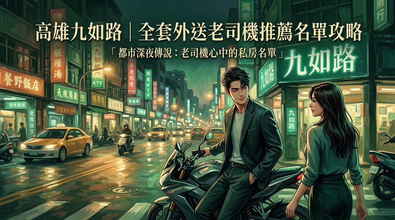 高雄九如路|全套外送老司機推薦名單攻略