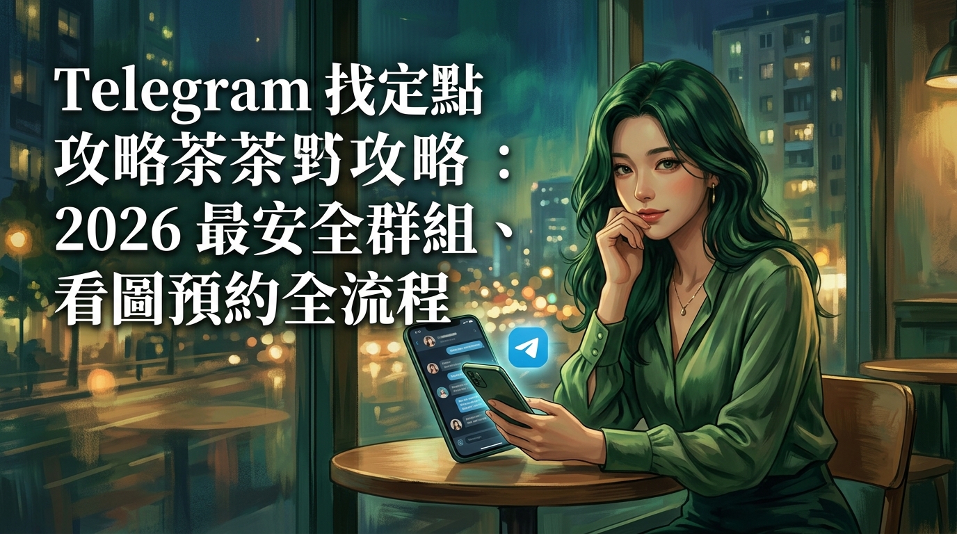 Telegram 找定點茶攻略:2026 最安全群組、看圖預約全流程