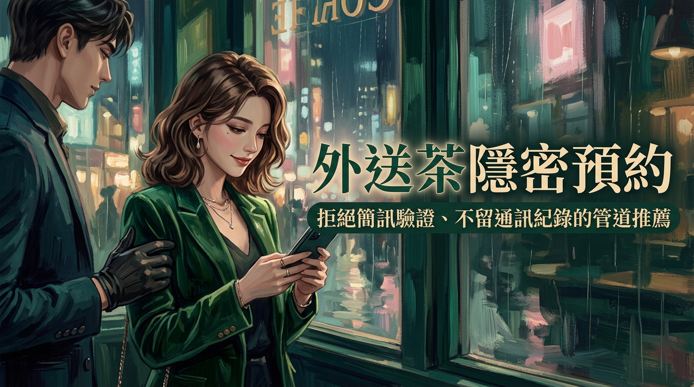 外送茶隱密預約:拒絕簡訊驗證、不留通訊紀錄的管道推薦