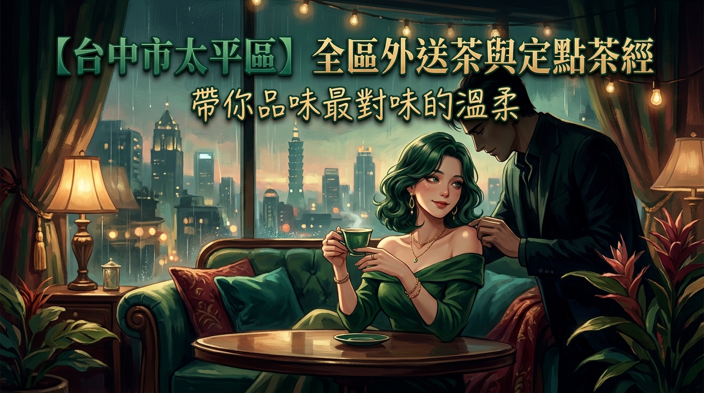 【台中市太平區】全區外送茶與定點茶經,帶你品味最對味的溫柔。