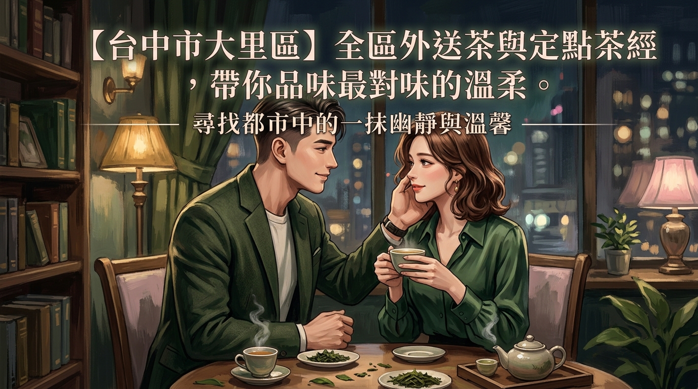 【台中市大里區】全區外送茶與定點茶經,帶你品味最對味的溫柔。